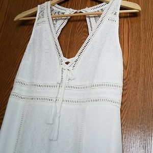 White Lace Maxi Dress